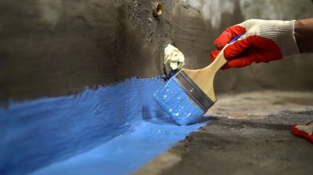 Commercial Waterproofing project at a Verona, PA business property by SJ Waterproofing Pros
